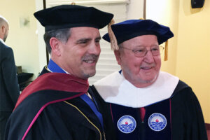 Bob Campbell Doctorate Ceremony Image